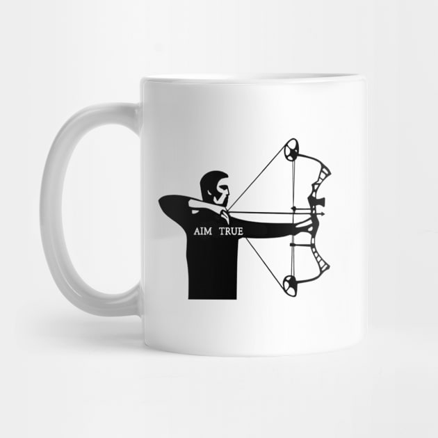 Aim True Mug by Eric J Rhoades